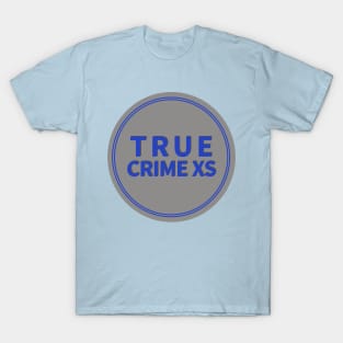 True Crime XS Season One Emblem in Blue T-Shirt